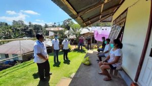 Bupati Salurkan Bantuan Bagi Warga yang Isoman di Kecamatan Manganitu, Tamako dan Mangsel