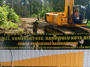 Rintisan Jalan TMMD ke-111 di Kumersot Kini Capai 88,23 Persen