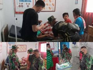Satgas TMMD Kodim 1310/Bitung Bantu Warga Melahirkan