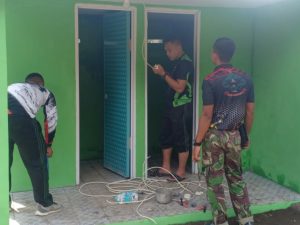 Hari ke-26 TMMD Kodim 1310/Bitung, Ini Progres Pembangunan MCK di Kumersot