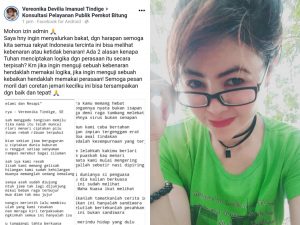 Puisi Wanita Asal Bitung Ini Bikin Netizen Terharu