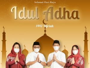 Ditengah Pandemi COVID-19, MM-HH Ucapkan Selamat Hari Raya Idul Adha 1442 Hijriah Via Medsos