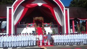 HUT Kemerdekaan RI Ke-76, Bupati Minut JG Inspektur Upacara