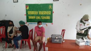 Serbuan Vaksinasi: Kodim 1301/Sangihe Siapkan 200 Dosis Vaksin Bagi Masyarakat Kampung Upel