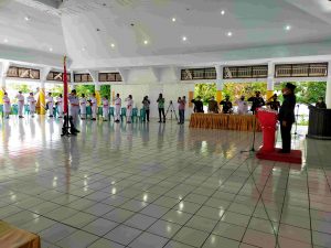 Bupati Gaghana Kukuhkan 28 Paskibraka Kabupaten Kepulauan Sangihe