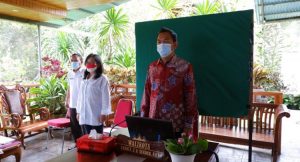 Walikota Senduk Hadiri Rakornas Pengendalian Inflasi Tahun 2021 yang Dibuka Presiden Jokowi