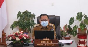 Walikota Tomohon Hadiri Rakorwasdanas Kementrian Dalam Negeri dan KPK