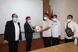 Kunjungi Perpusnas RI, Bupati Gaghana Lobi Pembangunan Gedung DPKD Kabupaten Sangihe