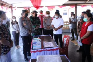 Kunker di Mitra, Kapolda Sulut Apresiasi Kinerja Bupati Terkait Pemberlakuan PPKM