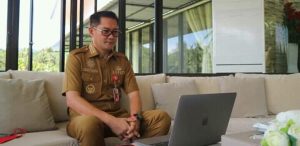 Bupati JG Mengikuti Rakernas Dengan Kementrian Keuangan