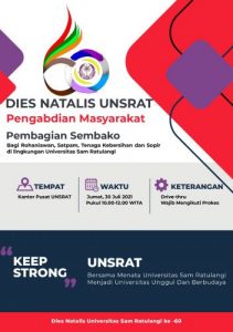 Unsrat Siapkan Sembako Bagi Rohaniawan, Satpam dan Tenaga Kebersihan