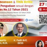 Maurits Jadi Narasumber Webinar Nasional Tentang Pengadaan Barang dan Jasa