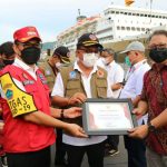 Bupati Joune Ganda Tutup Isoter di KM Tatamailau, 28 Warga Minut Berhasil  Jalani Isoman