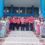 Wawali Tomohon Hadiri Green Campus and Expo FBS Unima dan beri Bantuan Kolintang
