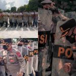 Kapolres Bitung Bakar Semangat Pasukan Dalmas
