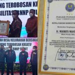 Hebat !! Maurits Mantiri Terima Penghargaan dari Kepala BNN RI