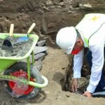 Bupati Franky Wongkar Letakkan Batu Pertama Pembangunan Ruang Terbuka Hijau di Pusat Kota Amurang