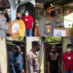 Sambangi Kediaman Korban Kebakaran, Kapolres Bitung Beri Bantuan