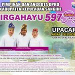 Kakondo Pimpin Rapat Paripurna DPRD, Peringati HUT Daerah Kepulauan Sangihe ke 597 Tahun