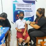 Vaksinasi Anak Usia 6-11 Tahun Digelar di SD Katolik St. Agustinus Tahuna