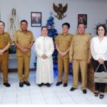 Carrol Wenny Hadiri HUT Uskup Manado MGR Benedictus Estpehanus Rolly Untu