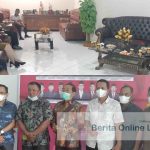 Ramlan Ifran “Sebatang Kara” Terima Kunker DPRD Kabupaten Bolmut