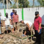 Masyarakat Dumara Gotong royong Perbaiki Masjid