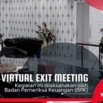 Bupati FDW Ikuti Exit Meeting BPK Secara Virtual
