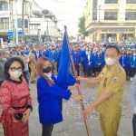 Walikota Senduk Terima 268 Mahasiswa Unima