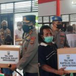 Kapolda Sulut Tinjau Vaksinasi Massal Serentak Indonesia di Kota Bitung