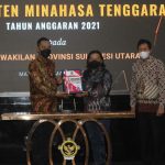 LKPD Minahasa Tenggara TA 2021 Diserahkan Bupati JS dan Wabup Legi ke BPK