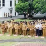 Wawali Sampaikan Hal Ini Saat Pimpin Apel Kerja Pemkot Bitung