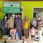 Usai Bagikan Sembako ke Siswa, SD Negeri Pateten Sambangi Panti Asuhan Al-Muhtadien