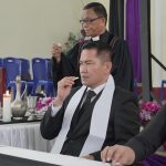 Joune Ganda Memaknai Jumat Agung Lewat Perjamuan Kudus.