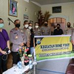 Kunjungi Anggota Sakit, Kapolres Minut Berikan Motivasi Dan Semangat