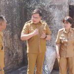 Wabup Minut Kevin Lotulung Melihat Langsung Korban Musibah Kebakaran.