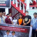 Peduli Bencana Alam di Minsel Pemkot Tomohon Kirim Bantuan Sembako