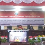 Paripurna DPRD Minut, LPJ Pelaksanaan APBD 2021