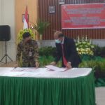 Penandatangan MoU Kesepakatan Pemerintah Minut dan Kejari