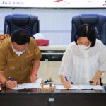 Penandatanganan Kesepakatan Kerjasama Antara Unsrat dan Pemkot Bitung