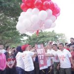 Bupati Joune Ganda Bareng Forkopimda  Jalan Sehat