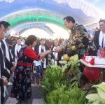 Wali Kota Tomohon Caroll JA Senduk menghadiri Ibadah Syukur HUT ke- 12 Jemaat GMIM Bukit Sinai Woloan Tiga, Minggu, 3 Juli 2022