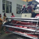 Dinas Ketahanan Pangan Mitra segera Salurkan Mesin Panen Padi Combine Harvester