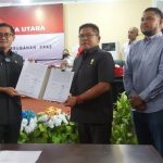 Bupati JG Hadiri Rapat Paripurna DPRD Minut, APBD Perubahan 2022