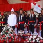Walikota dan Wakil Walikota Tomohon Hadiri Upacara HUT Ke-58 Provinsi Sulut