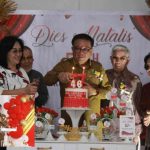 Hadiri Dies Natalis SMKN 1 Bitung ke-57, Ini Kata Maurits Mantiri