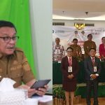 Maurits Mantiri Buka Tes Wawancara Seleksi Sekda Kota Bitung Via Virtual
