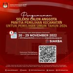 KPU Sulut Buka Pendaftaran PPK, PPS dan KPPS