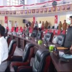 JG-KWL Bersama DPRD Minut Menggelar Paripurna Bahas Pembebasan Pajak dan Retribusi
