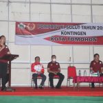 Walikota Tomohon Lepas Kontingen Porprov Kota Tomohon